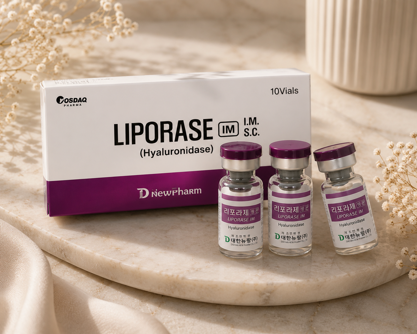 Liporase (Hyaluronidase) 1,500 IU – 10 Vials