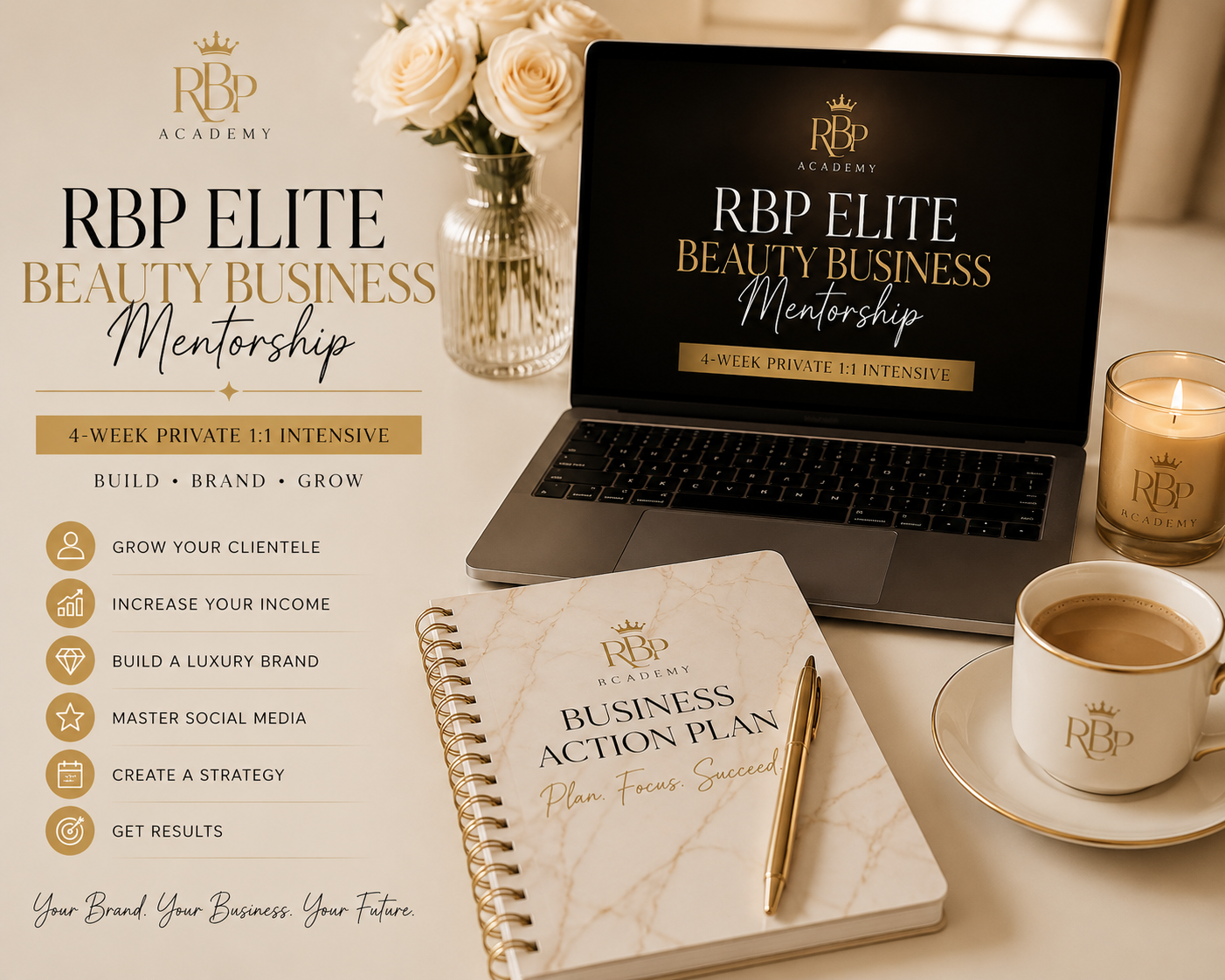RBP Elite Beauty Business Mentorship | 4-Week Private 1:1 Program