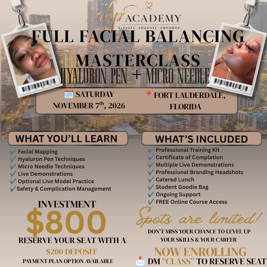 Group Masterclass Full Facial Balancing Hyaluron Pen + Micro Needle